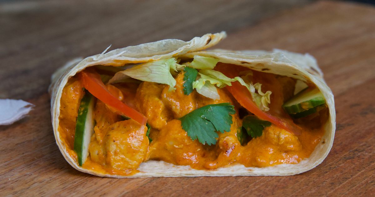 Butter Chicken Wrap